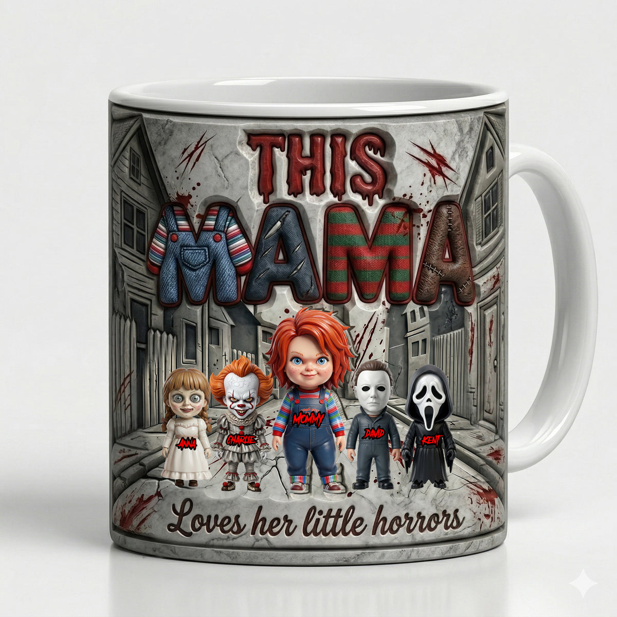 Mama’s Little Horror Magic Ceramic Coffee Mug - Personalized Gifts For Mom 03NALU110426-Homacus