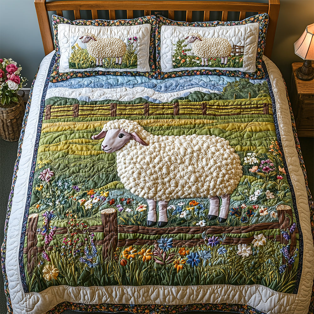 Gifts For Sheep Lovers Quilt Bedding Set Special Line 03TGDT040225-Homacus