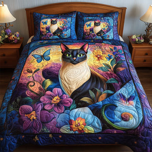 Siamese Cat Gifts For Cat Lovers Quilt Bedding Set Special Line 01TGDT210125-Homacus