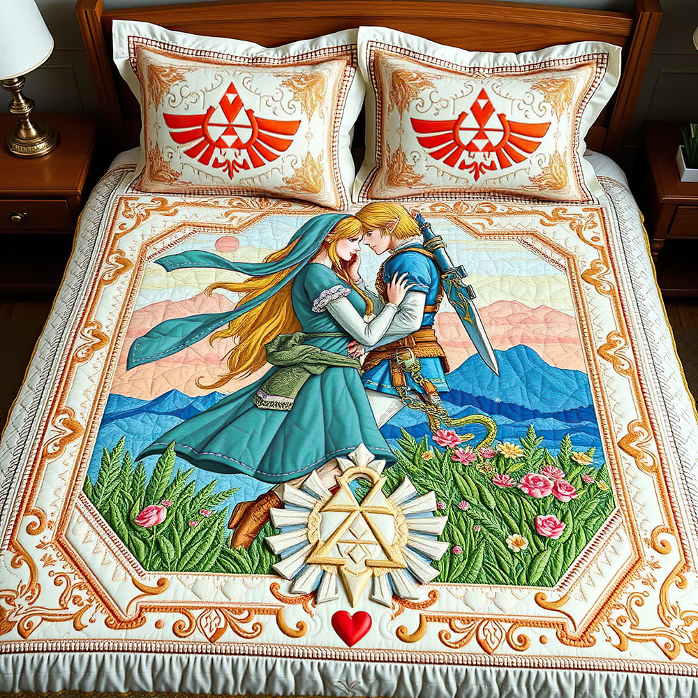 Gifts For Adventure Game Loving Couple Lover Quilt Bed Set 01qhdt230125-Homacus