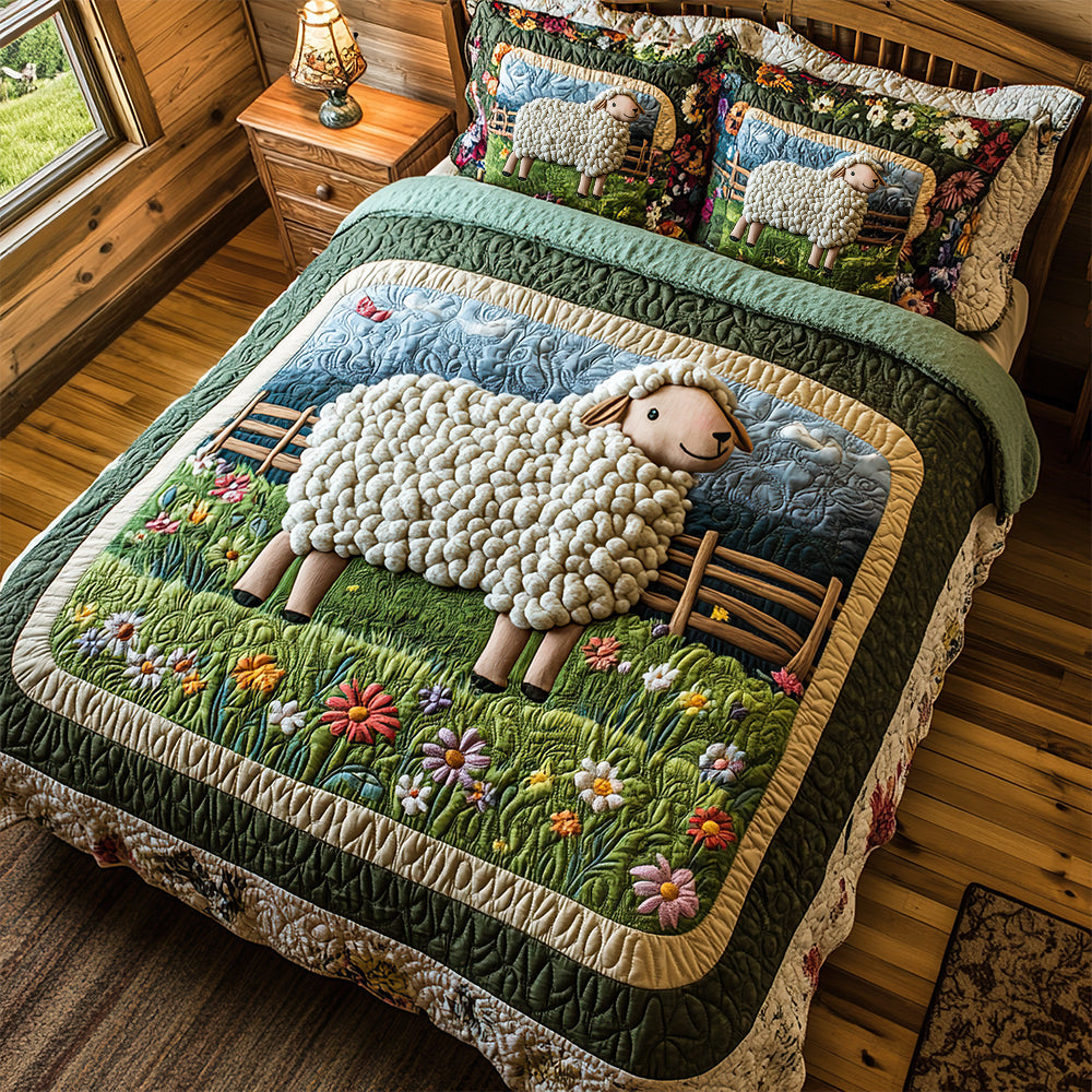 Gifts For Sheep Lovers Quilt Bedding Set Special Line 03TGDT040225-Homacus