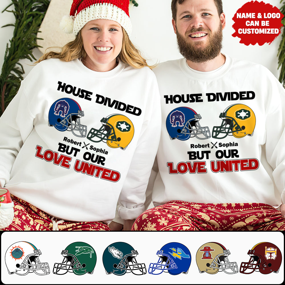 Custom Team Logo Gifts For Couple Shirt 02huti181023 American Football Team-Homacus