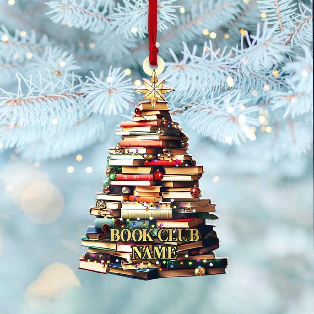 Personalized Gifts For Book Lovers Christmas Ornament 10ACXX240924-Homacus