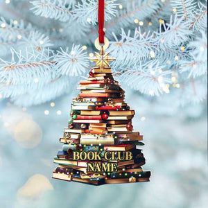 Personalized Gifts For Book Lovers Christmas Ornament 10ACXX240924-Homacus