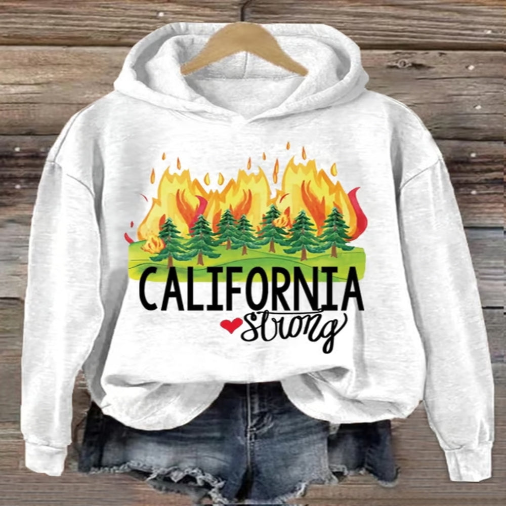 Pray For California Strong Shirt Los Angeles Fire Recovery Shirt-Homacus