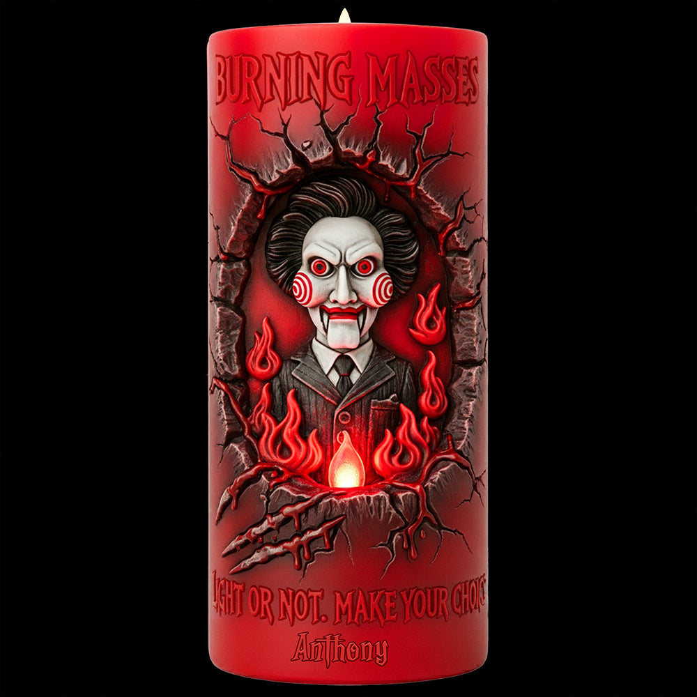 Branding From Classic Slashers LED Candle - Personalized Gifts For Horror Fans 04qhqn060925-Homacus