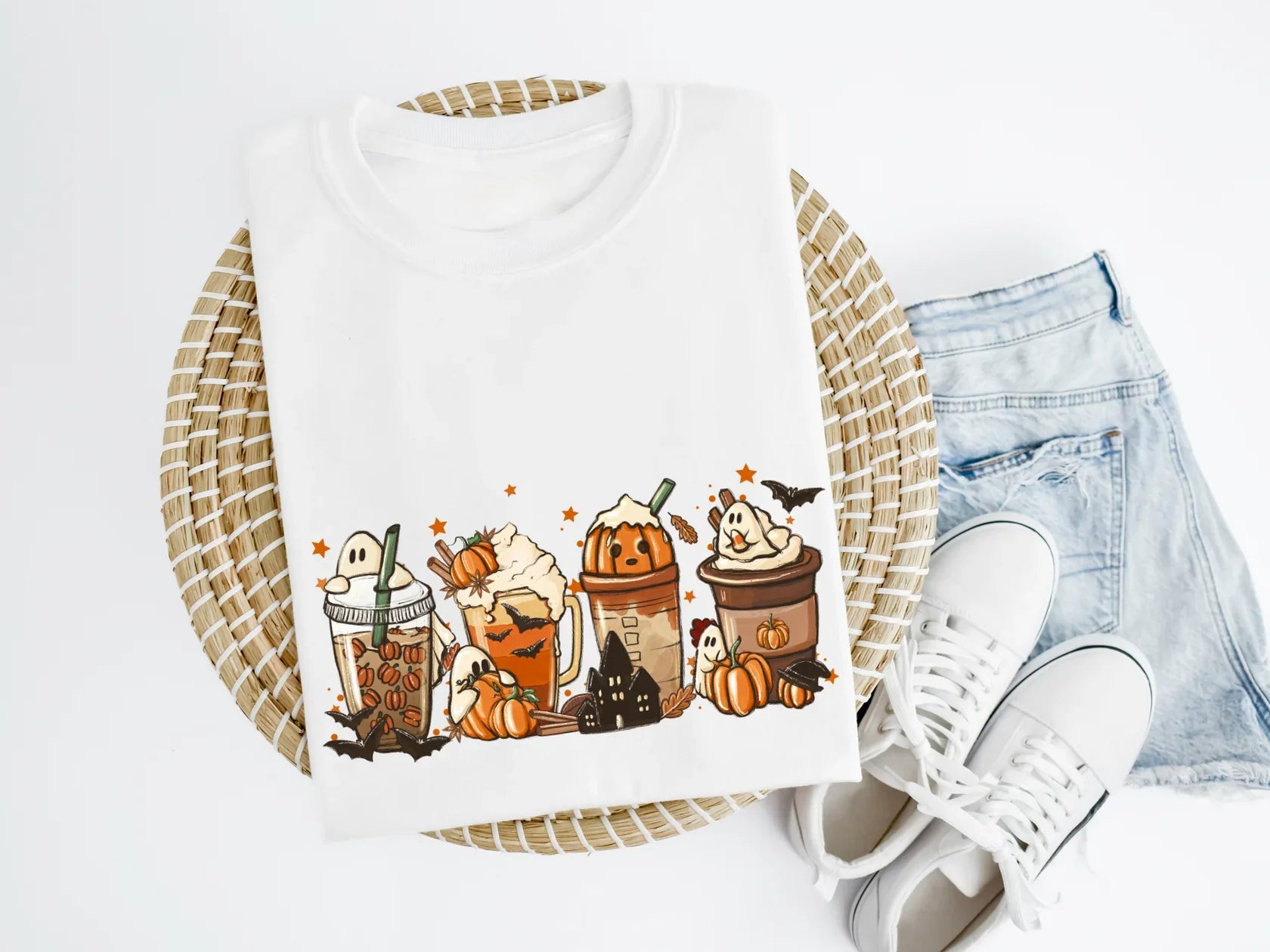 Gifts For Halloween Shirt Boo Latte 06acxx050824-Homacus