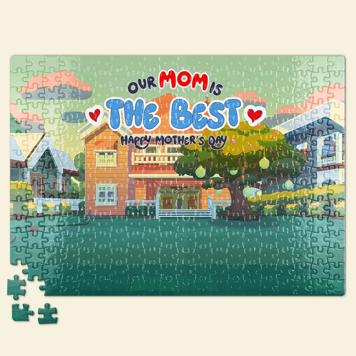 Personalized Gifts For Mom Jigsaw Puzzle, Our Mom Is The Best 02OHLU180325-Homacus