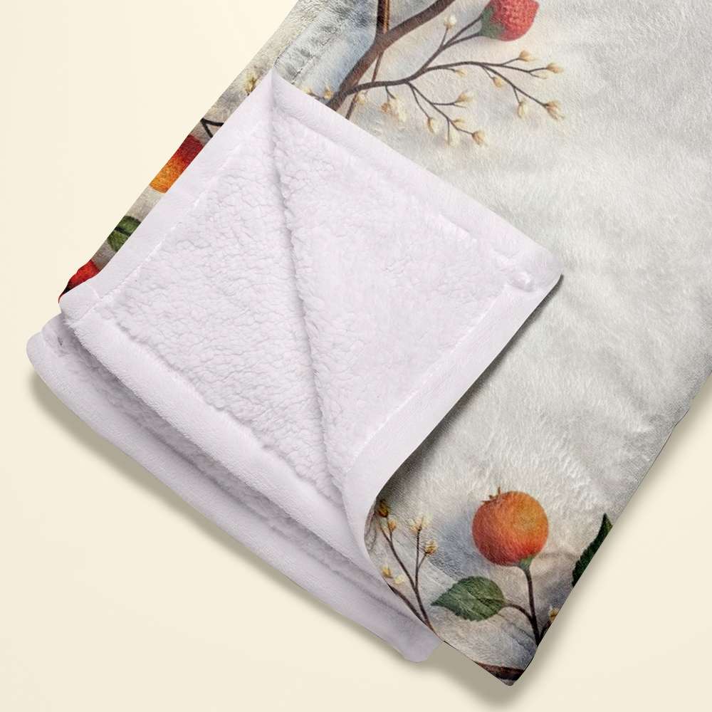 Personalized Gift For Mom Blanket Bloom Flowers 04KALU080125-Homacus