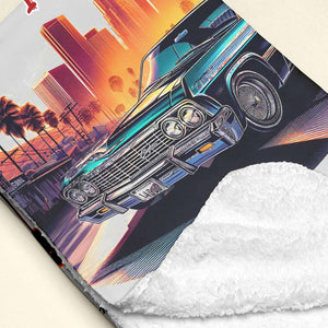 Personalized Gifts For Couple Blanket, Lowrider Car Lover 04QHLU030125HG-Homacus