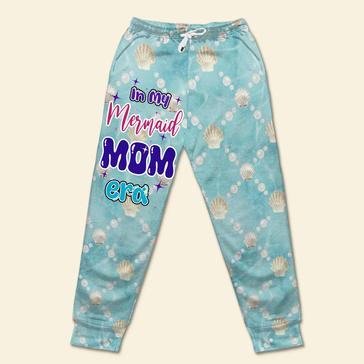 Personalized Gifts For Moms Sweatpants Mermaid Alphabet Letter 03XQLU130225-Homacus