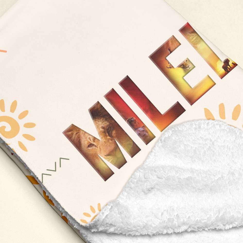 Personalized Gifts For Mom Lion Blanket - A Mother's Love Means MILELE 02OHLU110325-Homacus