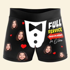 Personalized Custom Photo Funny Gifts For Him Men's Boxers 02TOLU211224-Homacus