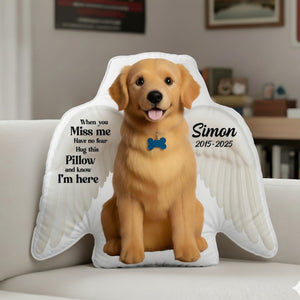 Dog Memorial Pillow Custom Photo Gifts For Dog Lovers 02HYLU141125-Homacus