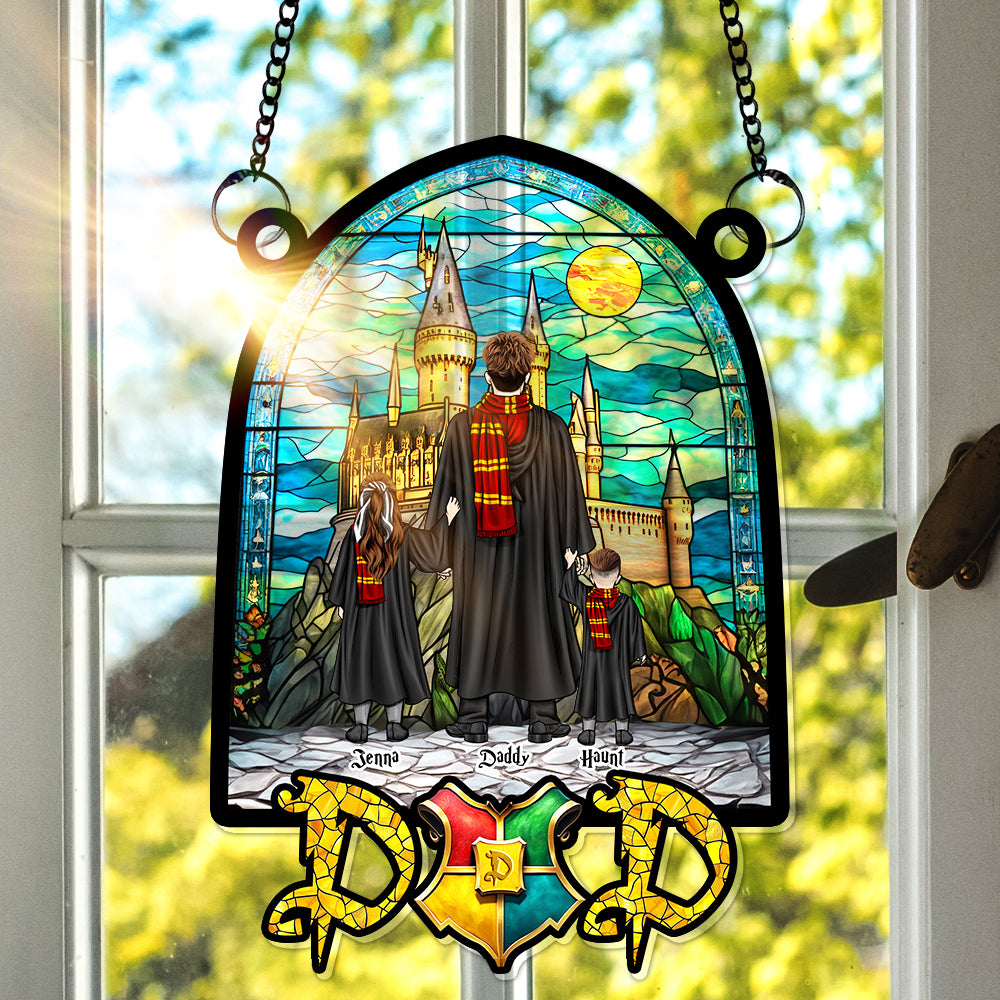 Wizard Dad Suncatcher Ornament - Personalized Gifts For Dad 02HULU270325TM-Homacus