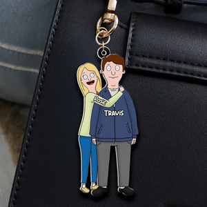 Personalized Gifts For Couple Keychain-Homacus