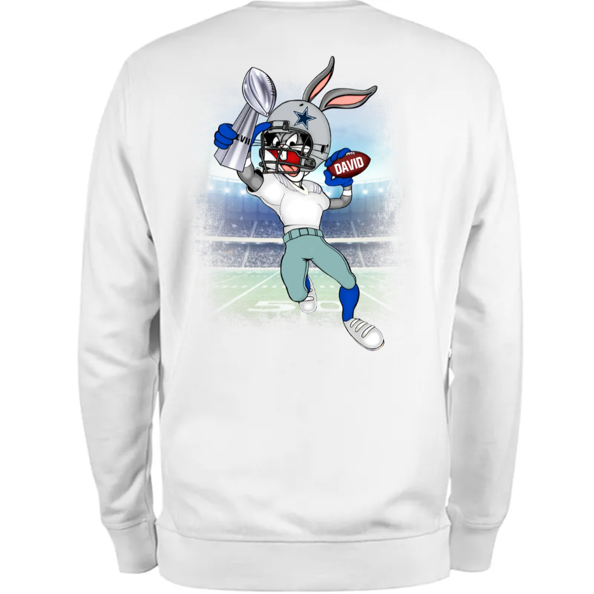 Custom Team Logo Gifts For Football Fan Shirt 03qhqn180123 American Football Bunny-Homacus