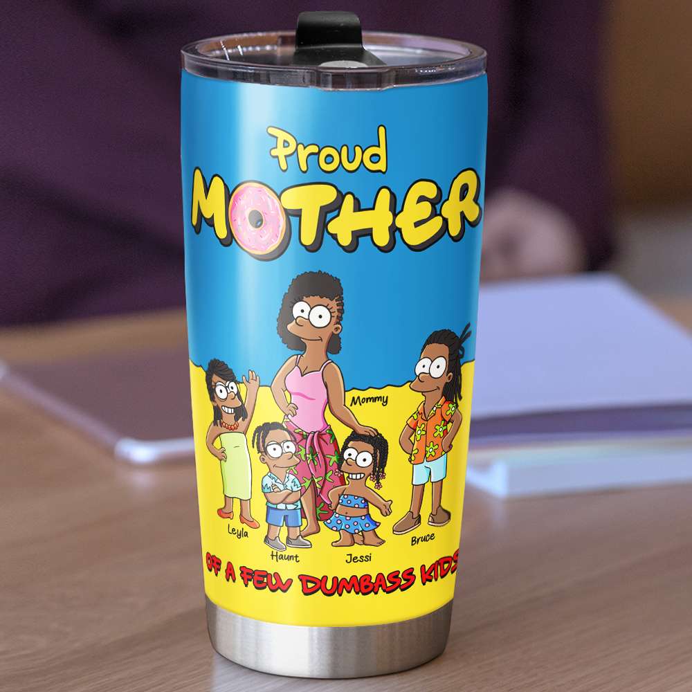 Proud Mother 20oz Tumbler - Personalized Gifts For Mother 01KALU020425PA-Homacus
