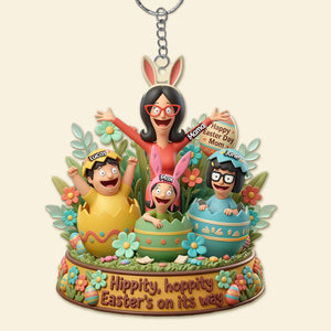 Happy Easter Day Mom Keychain - Personalized Gifts For Mom 05pamg130326-Homacus