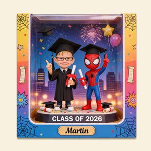 My Hero Graduation Acrylic Plaque - Custom Photo Gifts For Graduates 01NAMG100326-Homacus