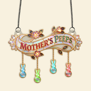 Cute Little Peeps Suncatcher - Personalized Gift For Grandma/Mom 01KIMG250326-Homacus