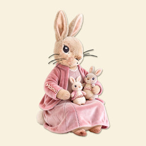 Grandma And Grandkids Shaped Pillow - Personalized Mother's Day 04namg110326-Homacus