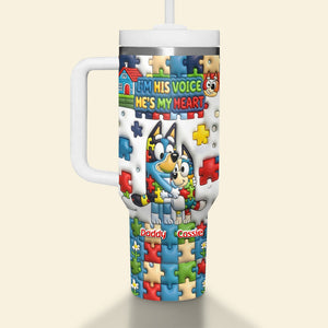 Hug Of Love Tumbler - Personalized Gifts For Autism Awareness 02TGMG120326-Homacus