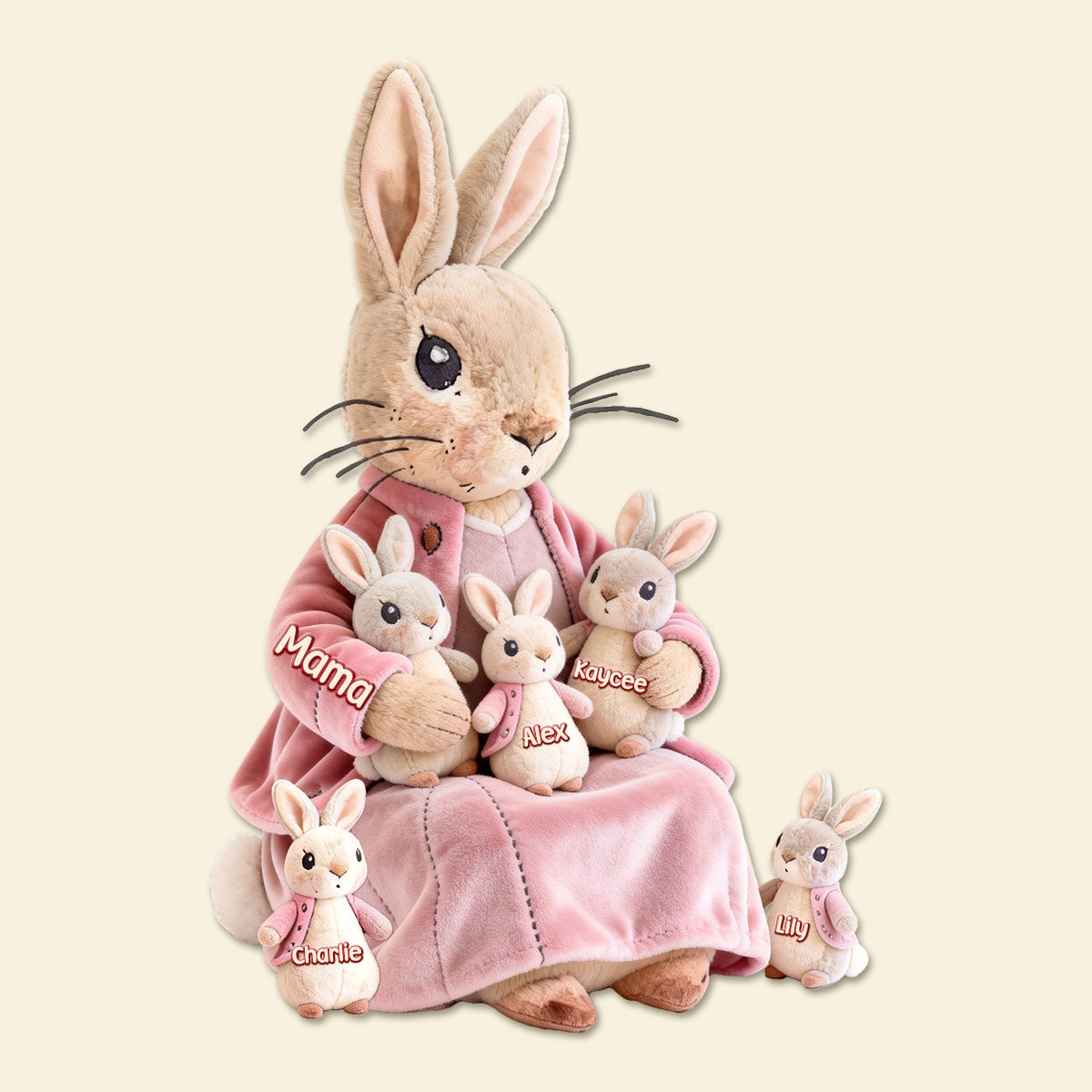 Grandma And Grandkids Shaped Pillow - Personalized Mother's Day 04namg110326-Homacus