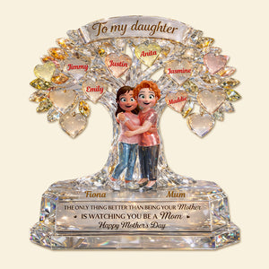 To My Daughter Acrylic Plaque - Personalized Mother's Day Gifts 01tomg120326-Homacus