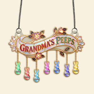 Cute Little Peeps Suncatcher - Personalized Gift For Grandma/Mom 01KIMG250326-Homacus