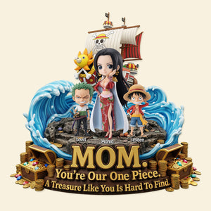 Sea Adventure Mom Acrylic Plaque - Personalized Gifts For Mother's Day Plaque 041HUMG250326-Homacus