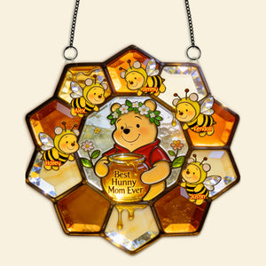 Best Hunny Mom Suncatcher - Personalized Gifts For Mom 04PGMG120326-Homacus