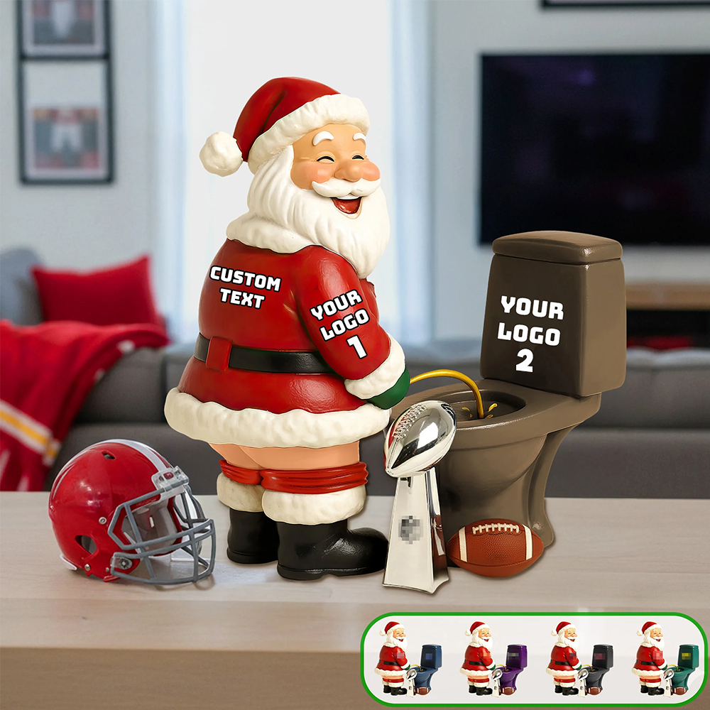 Funny Santa Sport Acrylic Plaque - Personalized Gifts For Sport Lover Plaque 05HUMG131025-Homacus