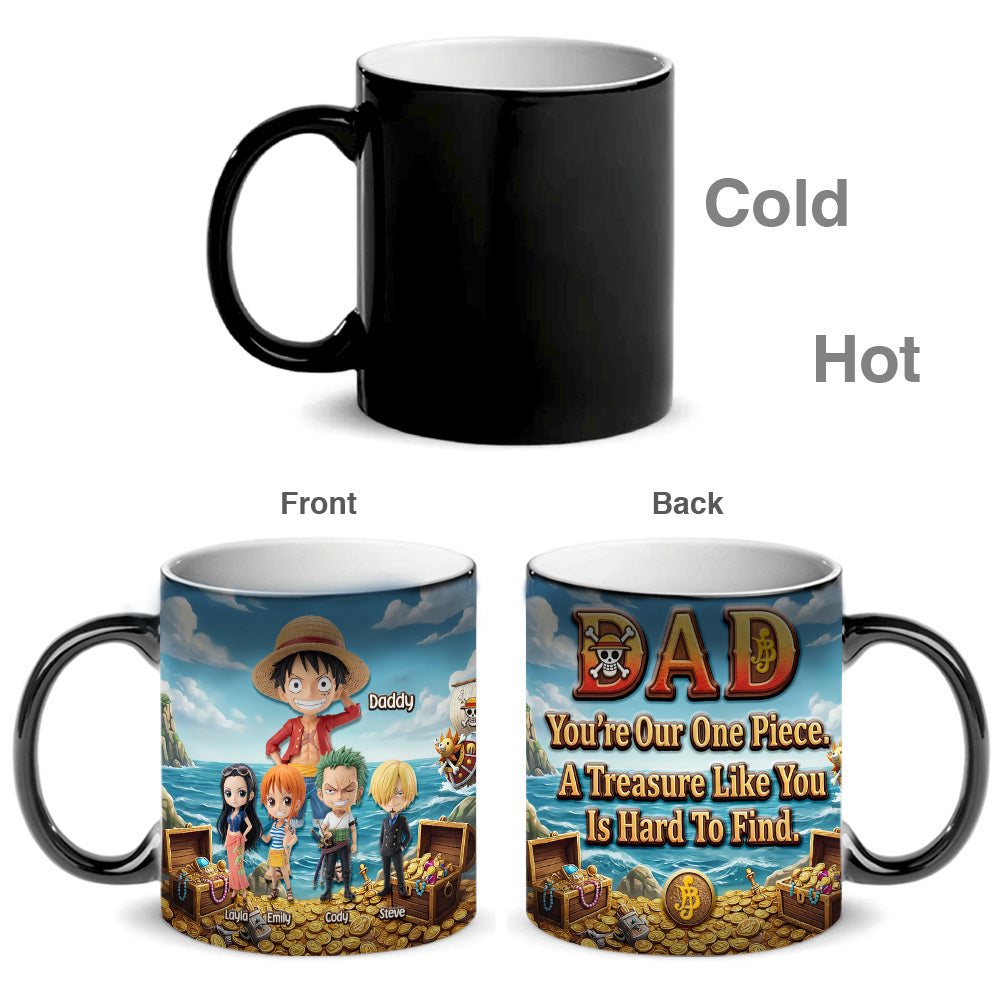 Dad’s Little World Magic Coffee Mug - Personalized Gifts For Dad 012HUMG260326-Homacus