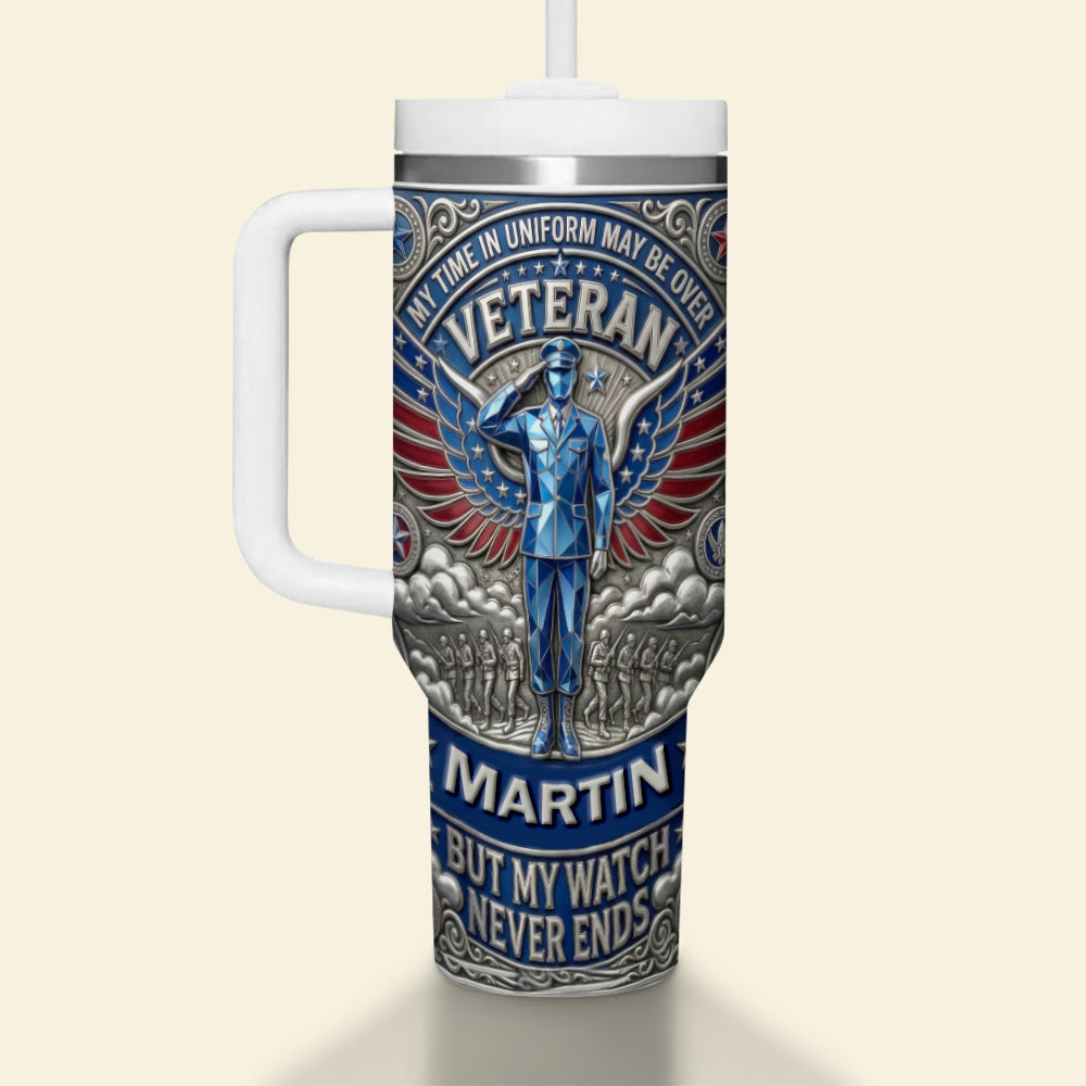 Veteran Proud Tumbler - Personalized Gifts For Veterans 05pamg100326-Homacus