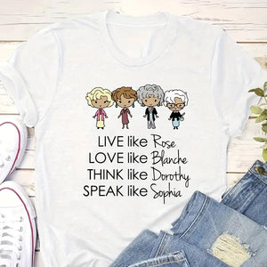 Live Love Think Speak 99acxx050824 Shirt-Homacus