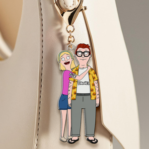 Personalized Gifts For Couple Keychain Tiktok-Homacus