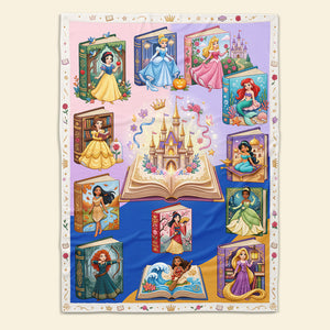 Fairytale Princess Dream Blanket - Personalized Gift For Fantasy Lovers 02NATA061026-Homacus