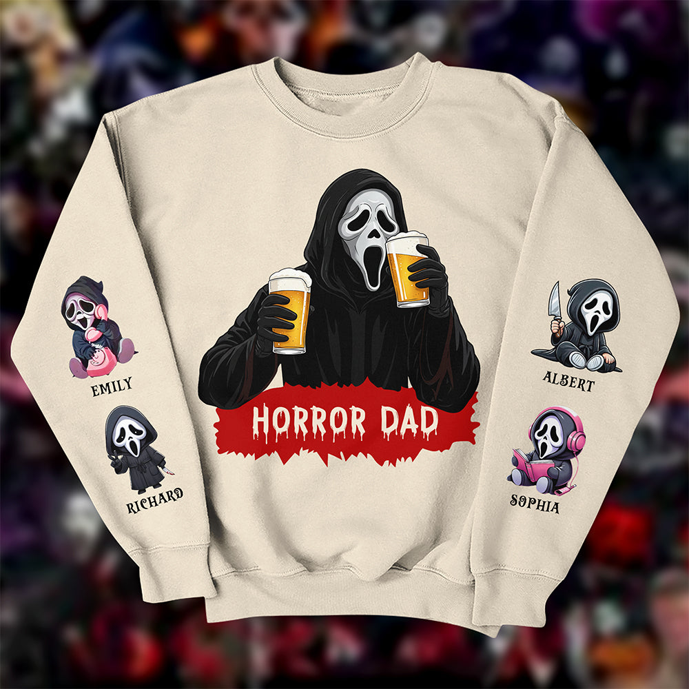 Masked Horror Dad 3D Shirt - Personalized Gifts For Father 024QHQN140525-Homacus