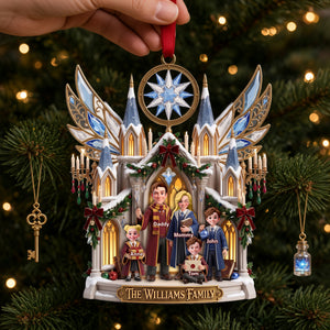 Fantasy World Family Acrylic Ornament - Personalized Christmas Gifts For Family 06halu030926