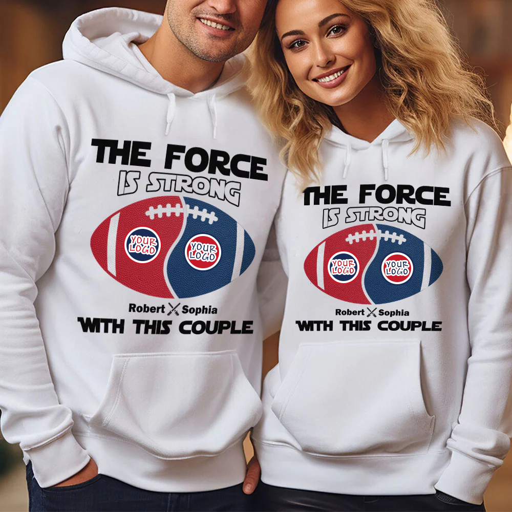 Custom Team Logo Gifts For Couple Shirt 01huti171123 American Football Team-Homacus