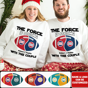 Custom Team Logo Gifts For Couple Shirt 01huti171123 American Football Team-Homacus