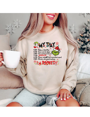 My Day Is Booked 103acxx260824 Christmas Shirt-Homacus