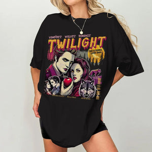 Vampire Romance Couple Shirt - Gift For Couple 95lax180725-Homacus