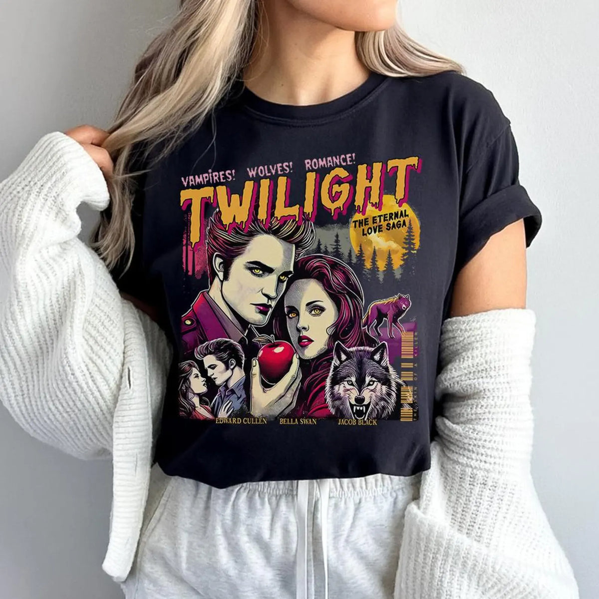 Vampire Romance Couple Shirt - Gift For Couple 95lax180725-Homacus