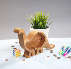 Personalized Wooden Letter Piggy Bank - Gifts for Kids-Homacus