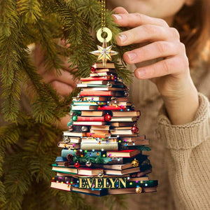 Personalized Gifts For Book Lovers Christmas Ornament 10ACXX240924-Homacus