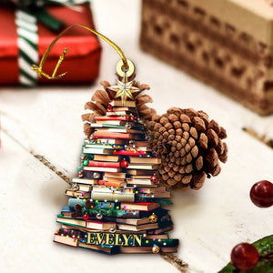 Personalized Gifts For Book Lovers Christmas Ornament 10ACXX240924-Homacus