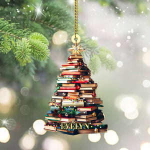 Personalized Gifts For Book Lovers Christmas Ornament 10ACXX240924-Homacus