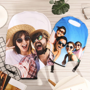 Custom Photo Luggage Cover Funny Face Gift For Upcoming Trips-Homacus